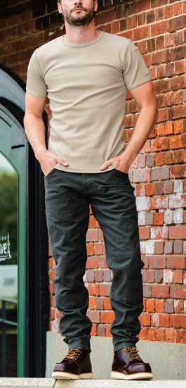 DanD 1485-63 8.6oz 肉厚ストレッチ生地 半袖Tシャツ